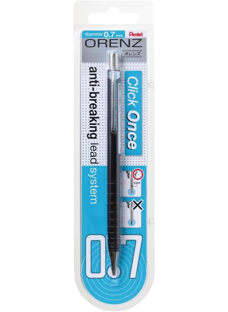 Pentel 1-Piece Orenz Mechanical Pencil 0.7mm Thickness Assorted Barrel Colours - Image 1